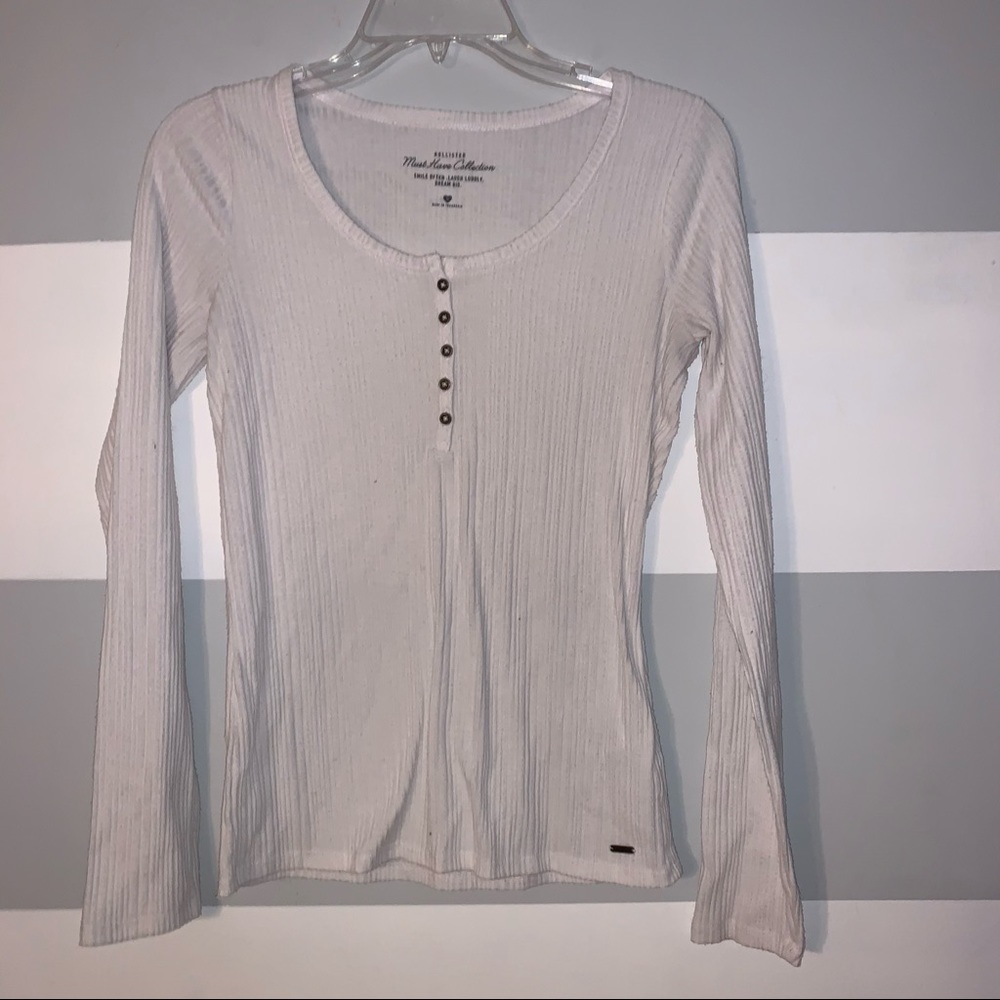 long sleeve tee || hollister